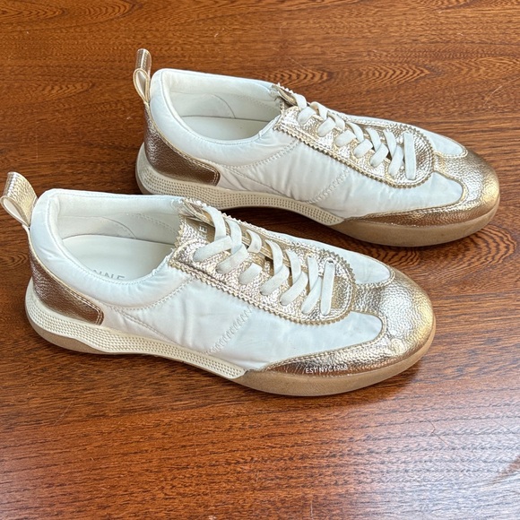 Anne Klein Walkon White and Gold Women’s Sneakers 7.5M - Picture 9 of 16